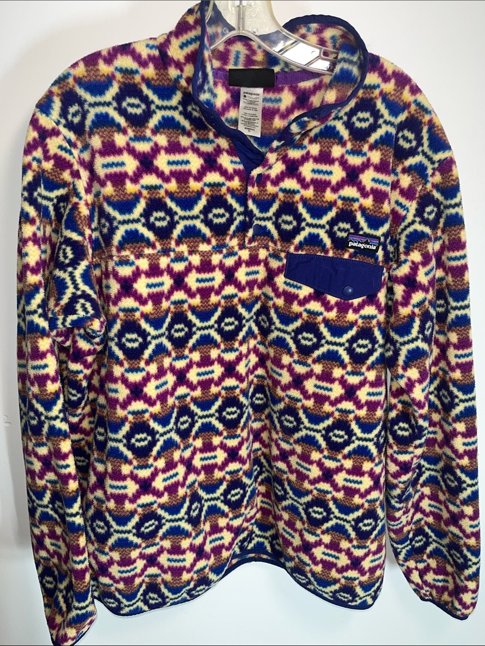 Patagonia Synchilla Woman’s XL Fleece 1/4 Snap
